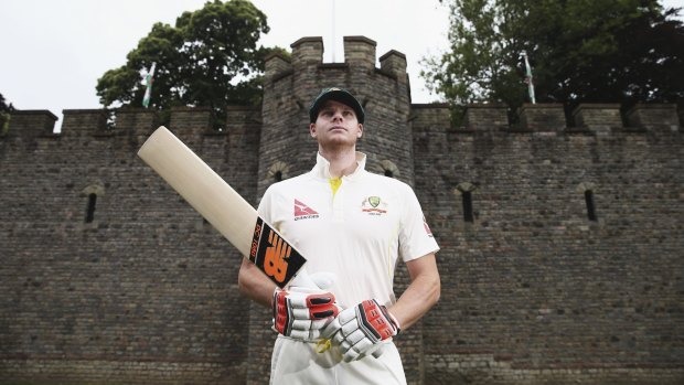 Steve Smith at Cardiff Castle in Wales.