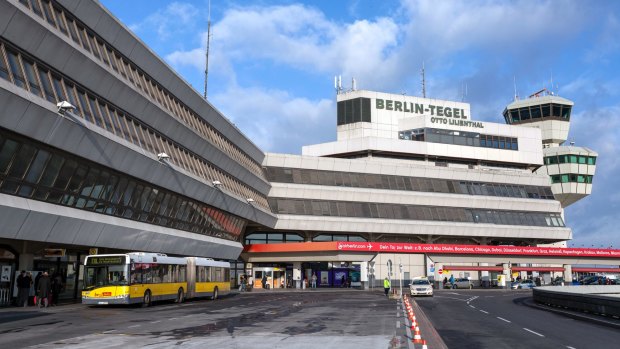 A view of the Tegel airport.