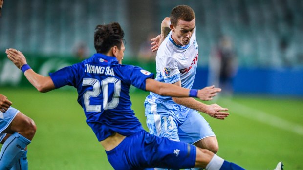 Frustrating night: Sydney FC's Brandon O'Neill says the ACL loss to Suwon was an "eye opener"