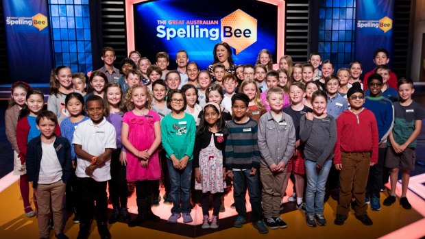 <i>The Great Australian Spelling Bee</i> where the competitors are aged between eight and 13.