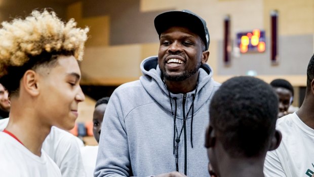 NBA star Luol Deng wants to inspire South Sudanese people to make the most of their opportunities.