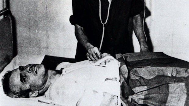 John McCain, as a prisoner of war, in a Hanoi hospital in 1967. 