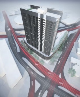The proposed apartment tower for Ivanhoe.