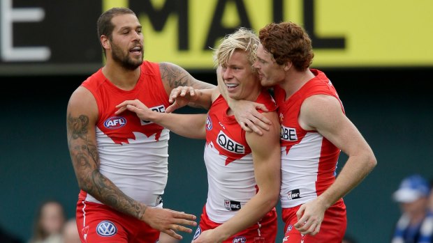 In fine form: The Swans have momentum on their side heading into the finals.
