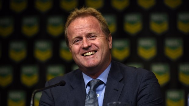The last laugh: former NRL CEO Dave Smith.