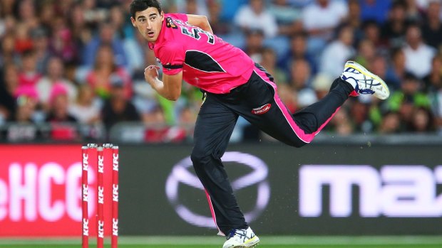Mitchell Starc has been in fine form for the Sydney Sixers.