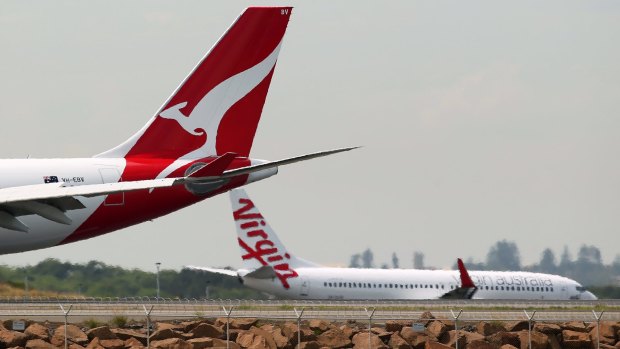 Virgin filled 74.7 per cent of its seats across its entire international operations, which compared with the 79.7 per cent filled by Qantas.