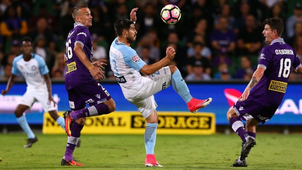 Confident: Bruno Fornaroli believes Melbourne City can win the A-League from outside the top two