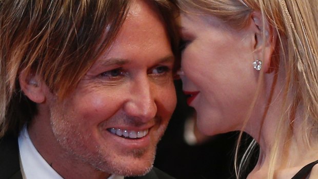 Actress Nicole Kidman and her husband Keith Urban at the 70th international film festival, Cannes.
