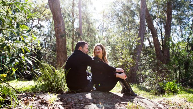 Patrick and Mel Jacob at their Blue Mountains home this month: “I’d fallen head over heels in love with his gentleness,” says Mel. “I couldn’t begin to imagine how he would survive in prison.” 