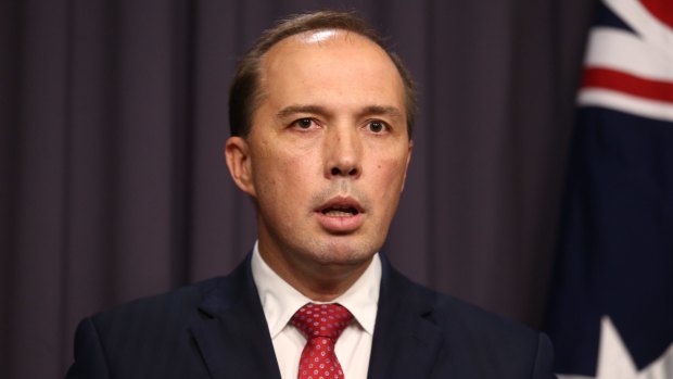 Immigration Minister Peter Dutton.