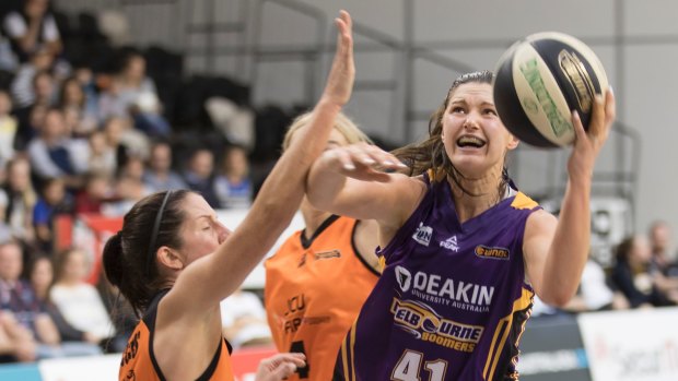 Alice Kunek top-scored for the Boomers with 21 points. 