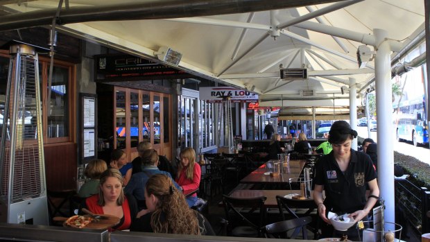 Many of Parramatta's cafes and restaurants enjoy good business from CBA employees.