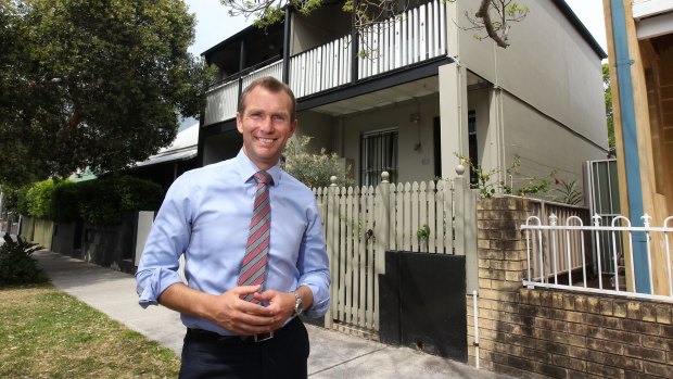 NSW Planning Minister Rob Stokes wants to see more houses like these terraces in Redfern built in Sydney's outer suburbs. 