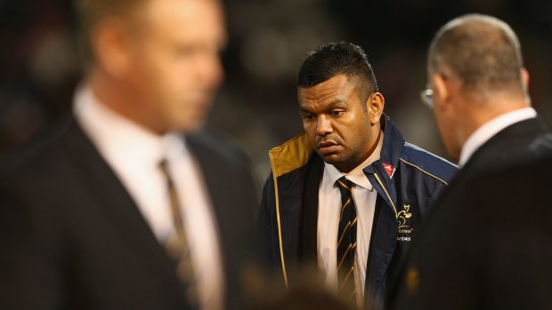 Outcast: Kurtley Beale has been at the centre of the Wallabies controversy.