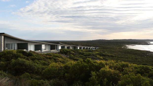 Sweeping vista: Southern Ocean Lodge, Kangaroo Island.