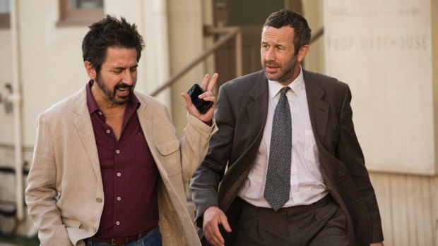 Ray Romano and Chris O'Dowd in Get Shorty.