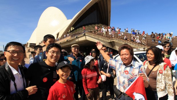 Chinese tourist numbers to Australia are growing rapidly, though still only a small percentage of overall Chinese tourists globally.