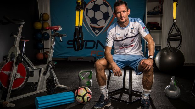 Top shape: Sydney FC fitness coach Andrew Clark says it's a continual process of trying to improve the conditioning of the players.