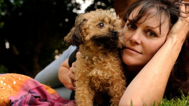 Debra Tranter, with rescued Oscar, challenges MPs to stand up, speak out and end puppy factories.