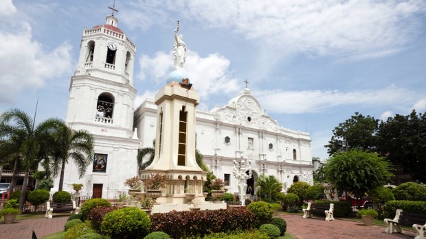 Tourist destination: the Cebu Metropolitan Cathedral in the Philippines.