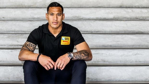 Exciting times: Wallabies fullback Israel Folau is ready for the challenge of playing in his first Rugby World Cup.