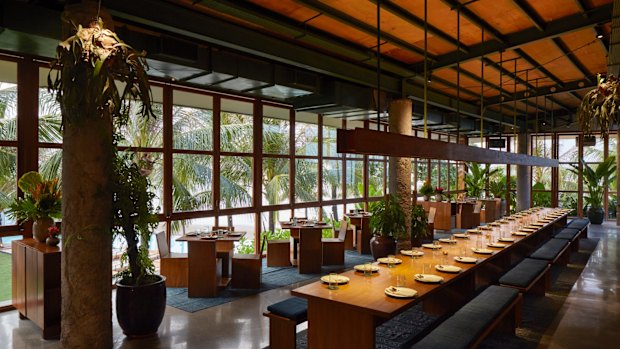 The Katamama Hotel's signature and quite wonderful Kaum restaurant.