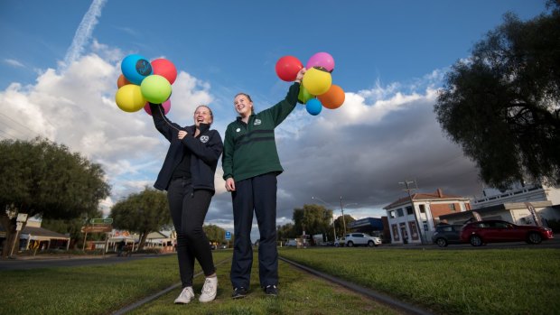 Alyssa and Amelia in years 9 and 8 at Wycheproof P-12 College attended a workshop and as a result will be fundraising for LGBTI services at their next casual clothes day. 