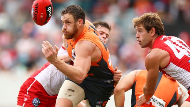 Part of the plan: Shane Mumford's arrival at GWS Giants came after the plan to sign Lance Franklin came unstuck.