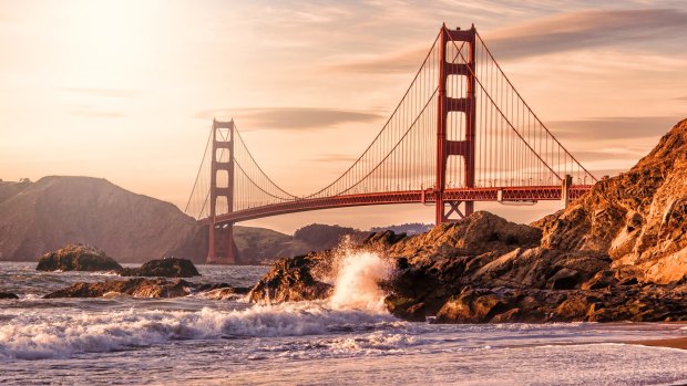 Golden Gate Bridge from Baker Beach.