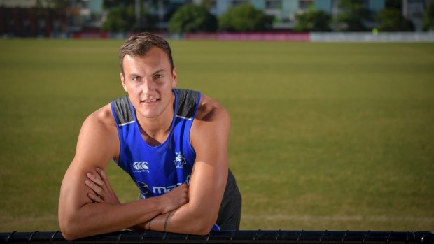 North Melbourne ruckman Braydon Preuss is averaging 30 hitouts, five marks and one goal per game.