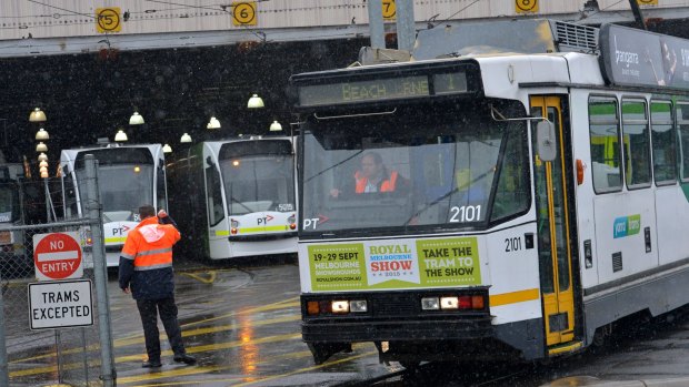 Investigations launched into alleged strip show hosted at the Brunswick tram depot Christmas party. 