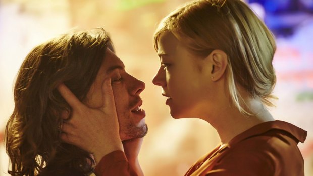 Benedict Samuel and Sarah Snook in <i>The Beautiful Lie</i>, which is nominated for nine AACTA Awards. 