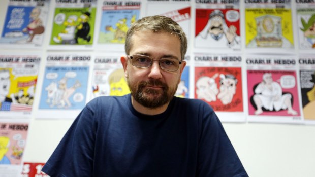 "I would rather die standing than live on my knees": French editor and cartoonist Stephane Charbonnier.