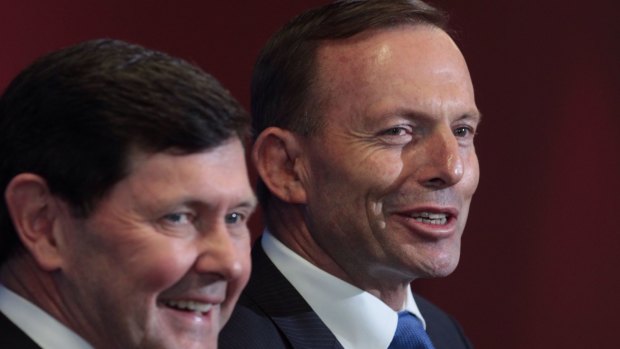 Prime Minister Tony Abbott and Defence Minister Kevin Andrews on Wednesday.