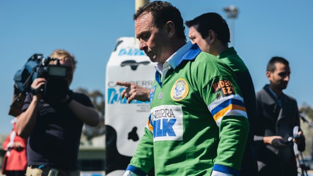 Marching on: Canberra Raiders coach Ricky Stuart says his team will refocus on Wednesday.