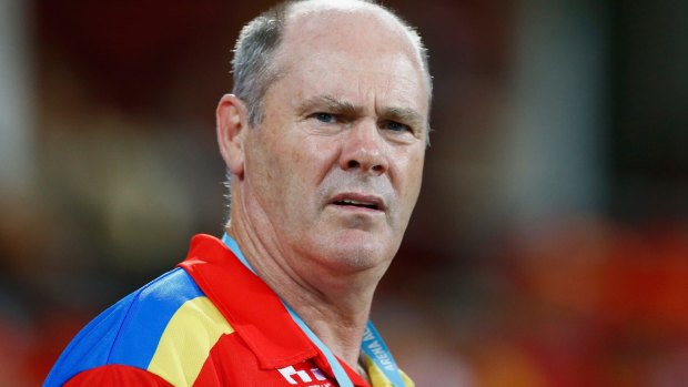 Gold Coast coach Rodney Eade: Under pressure after the Suns' poor start to 2017. 
