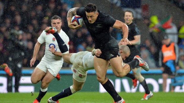 Still in contention: New father Sonny Bill Williams is likely to line up against Wales next weekend despite missing training. 