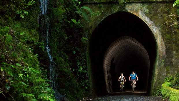 The 115km Rimutaka Cycle Trail begins in Wellington and follows the Hutt River north before heading through the Rimutaka Ranges via the historic railway route and entering the Wairarapa Valley at Cross Creek.