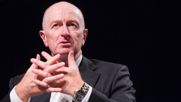Tight-lipped: RBA governor Glenn Stevens kept his thoughts about the housing market to himself yesterday.