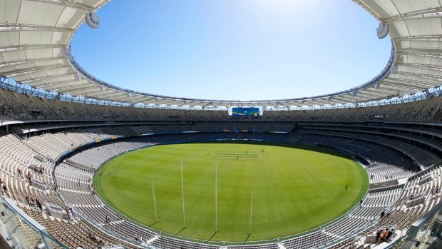 Perth's Optus Stadium has seating for 60,000.