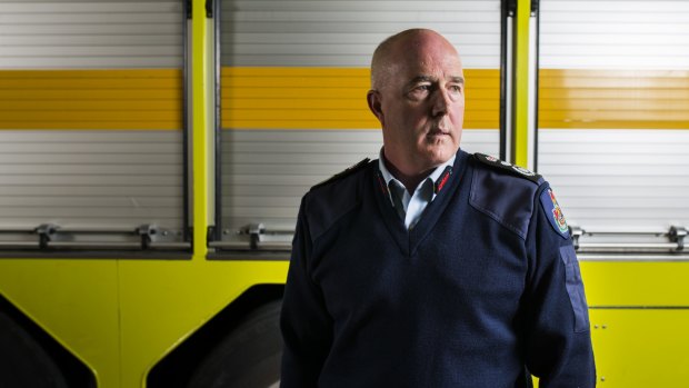 ACT Fire and Rescue chief officer Mark Brown welcomed Greg McConville, saying he hoped to work closely with the new ACT union boss.