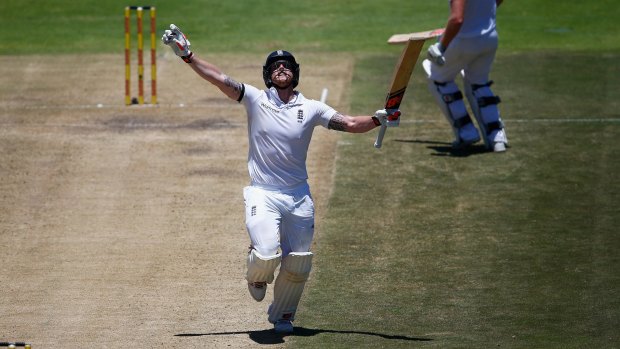 All-round talent: Ben Stokes smashed a double ton for England against South Africa but the crowds at the Test were low.