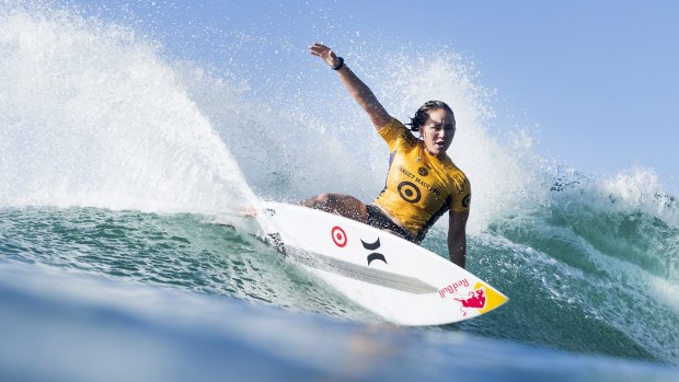 Hawaii's Carissa Moore is on the verge of her third world surfing title.