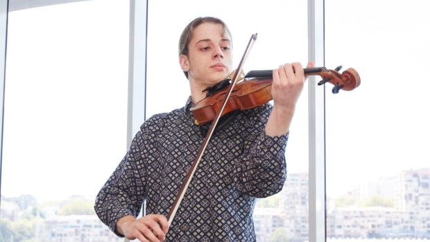 "It's so rare for a viola player to hold centre-stage at the Sydney Opera House": Justin Julian.