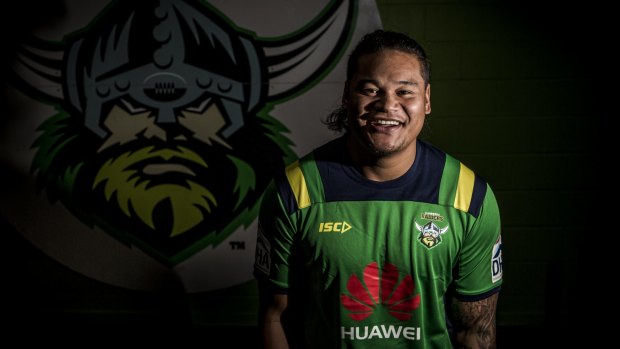 Centre Joey Leilua re-signed with the Raiders until the end of 2018 last week.