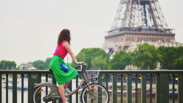 Paris by bike.