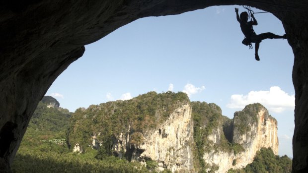 For the best view of the Andaman Sea, climb one of Krabi's spectacular limestone cliffs.