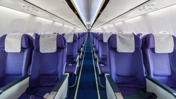 Empty seats - an economy's passenger's dream.