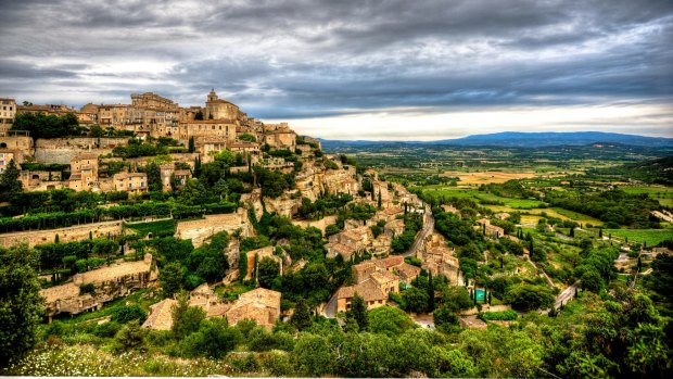 The striking hilltop town of Gordes in Provence, France. 